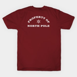 Property of North Pole - White T-Shirt